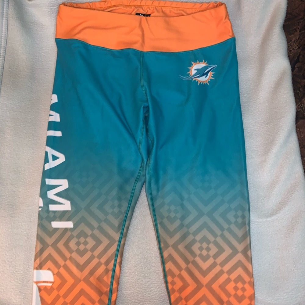 Miami Dolphins Ankle Length Leggings